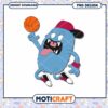 Cute Monster PNG Basketball Design