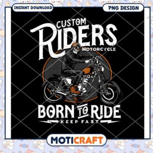 Custom Riders Motorcycle PNG