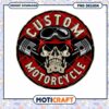 Custom Motorcycle Skull PNG Design 2 Custom Motorcycle Skull PNG Design