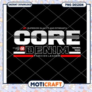 Core Denim PNG Fashion Design