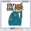 Cool Tiger PNG Design Instant Download
