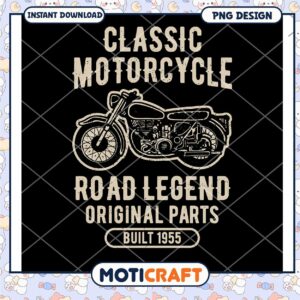 Classic Motorcycle PNG Road Legend 1955