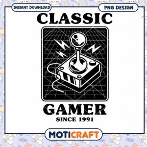 Classic Gamer Since 1991 PNG
