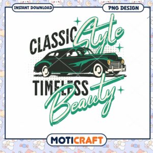 Classic Car PNG Timeless Beauty Design