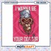 Chimp Doctor PNG Sublimation Design