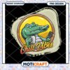 Chill Vibes Crocodile PNG Design