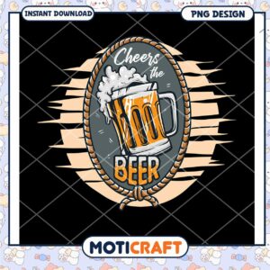 Cheers to the Beer PNG Design