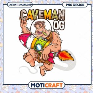 Caveman OG Rocket PNG Design