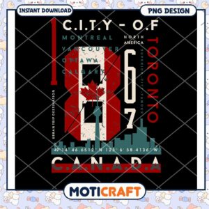 Canada Cityscape PNG Design