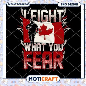 Canadian Firefighter PNG Design