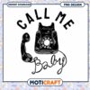 Call Me Baby Retro Phone PNG
