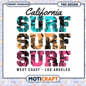 California Surf PNG Design