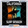 California Surf Session PNG Design