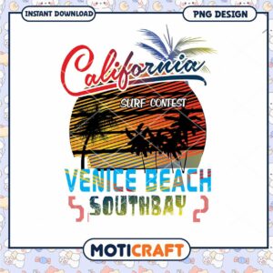 California Surf Contest PNG Design