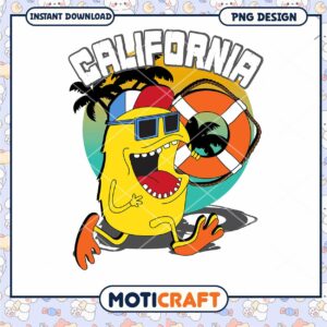 California Monster PNG Design