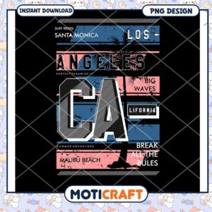 California Graphic PNG Los Angeles Design