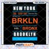 Brooklyn NYC Luggage Tag PNG Design 1 Brooklyn NYC Luggage Tag PNG Design