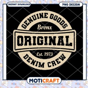Bronx Original Denim Crew PNG