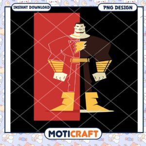 Black Adam PNG Design Instant Download