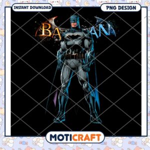 Batman PNG Design Instant Download