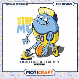 Basketball Monster PNG Design