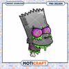 Bart Simpson PNG Graffiti Style Design
