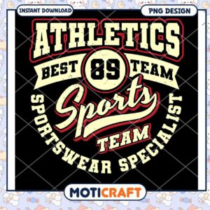 Athletics Sportswear PNG Design 89 Team