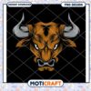 Angry Bull Head PNG Design