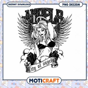 Angel Girl PNG City of Angels Design