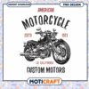 American Motorcycle PNG Design 1973