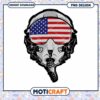 American Flag Pilot Helmet PNG