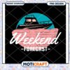 Weekend Forecast Boat PNG Design