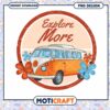 Vintage Van Explore More PNG Design