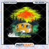 Vintage Camper Sunset PNG Design