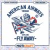 Vintage American Airways Airplane PNG Design for Download