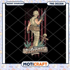 Veteran PNG Design Instant Download