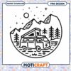 Van Life PNG Mountain Camping Design 2 Van Life PNG Mountain Camping Design