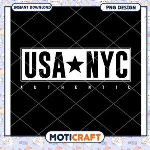 USA NYC Star Design PNG