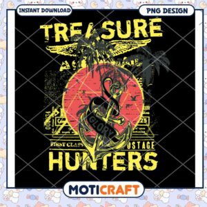 Treasure Hunters PNG Design Download