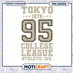 Tokyo 1979 College League Athletic Division PNG Design