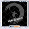 Surfer Ride the Wave PNG Design 2 Surfer Ride the Wave PNG Design