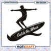 Surfer Catching Wave PNG Design