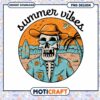 Summer Vibes Skull PNG Design