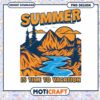 Summer Vacation PNG Design