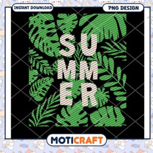 Summer Tropical PNG Design