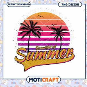 Summer Palm Tree PNG Design