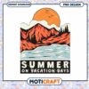 Summer Adventure Landscape PNG Instant Download Design