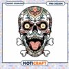 Sugar Skull PNG Design, Instant Download