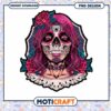 Sugar Skull Girl PNG Design Instant Download
