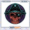 Stylish Pirate Skull PNG Design for Instant Download Artwork 1 Stylish Pirate Skull PNG Design for Instant Download Artwork